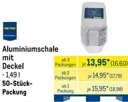 METRO METRO PROFESSIONAL Aluminiumschale mit Deckel Angebot