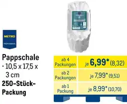 METRO METRO PROFESSIONAL Pappschale Angebot