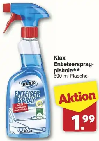Famila Nord West Klax Enteiserspraypistole Angebot
