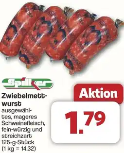 Famila Nord West Spilker Zwiebelmettwurst Angebot