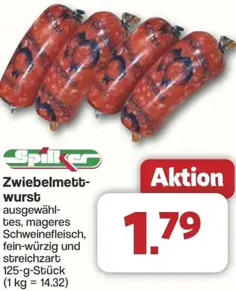 Famila Nord West Spilker Zwiebelmettwurst Angebot