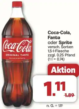 Famila Nord West Coca-Cola, Fanta oder Sprite Angebot