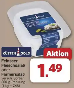 Famila Nord West KÜSTEN GOLD Feinster Fleischsalat oder Farmersalat Angebot