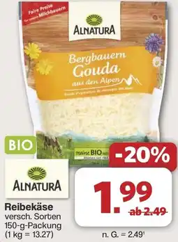 Famila Nord West ALNATURA Reibekäse Angebot
