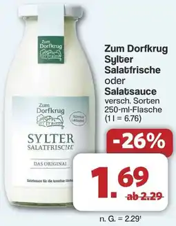 Famila Nord West Zum Dorfkrug Sylter Salatfrische oder Salatsauce Angebot