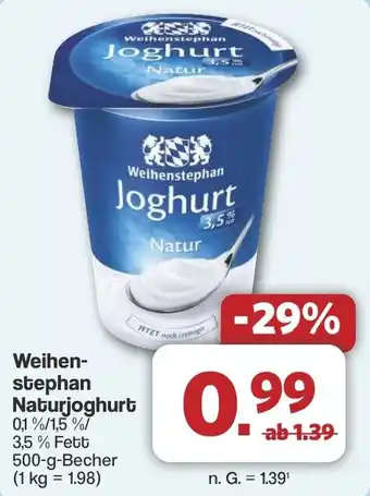 Famila Nord West Weihenstephan Naturjoghurt Angebot