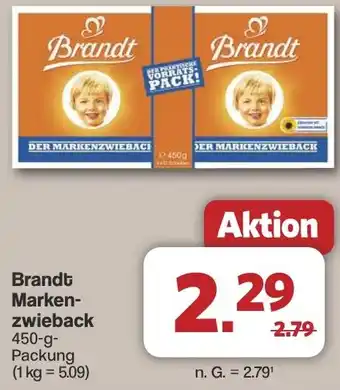Famila Nord West Brandt Markenzwieback Angebot