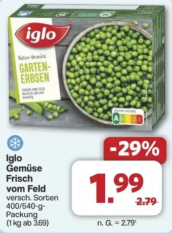 Famila Nord West Iglo Gemüse Frisch vom Feld Angebot