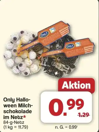 Famila Nord West Only Halloween Milchschokolade im Netz Angebot