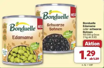 Famila Nord West Bonduelle Edamame oder schwarze Bohnen Angebot