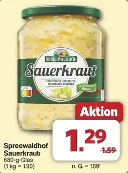 Famila Nord West Spreewaldhof Sauerkraut Angebot