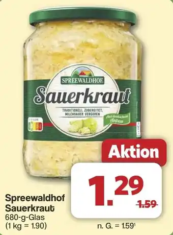 Famila Nord West Spreewaldhof Sauerkraut Angebot