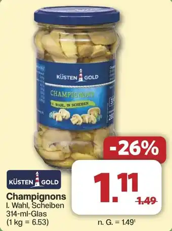 Famila Nord West KÜSTEN GOLD Champignons Angebot