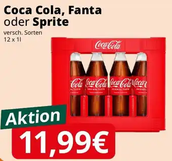 Famila Nord West Coca Cola, Fanta oder Sprite Angebot