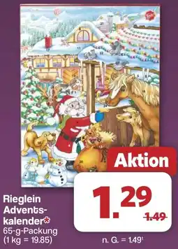 Famila Nord West Rieglein Advents- kalender Angebot