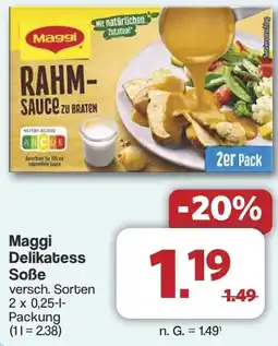 Famila Nord West Maggi Delikatess Soße Angebot