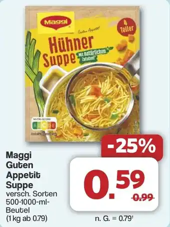 Famila Nord West Maggi Guten Appetit Suppe Angebot