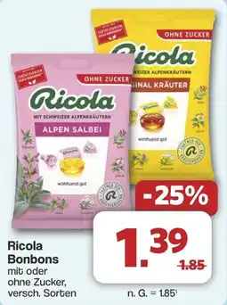 Famila Nord West Ricola Bonbons Angebot