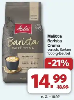 Famila Nord West Melitta Barista Crema Angebot