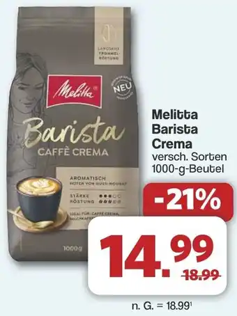 Famila Nord West Melitta Barista Crema Angebot