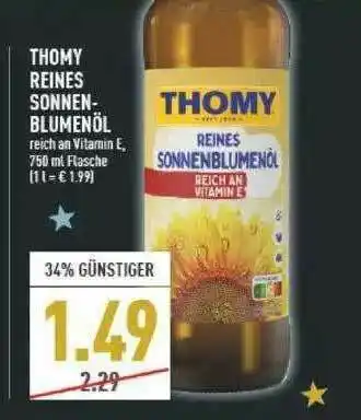 Marktkauf Thomy Reines Sonnen-blumenöl Angebot