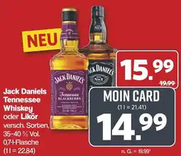 Famila Nord West Jack Daniels Tennessee Whiskey oder Likör Angebot