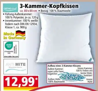 Norma 3-Kammer- Kopfkissen Angebot