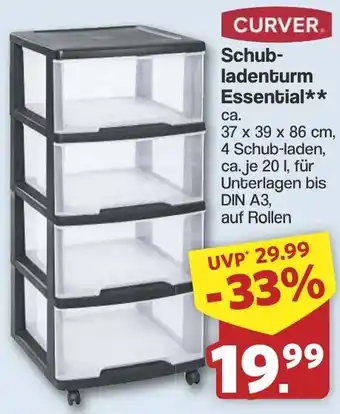 Famila Nord West CURVER Schubladenturm Essential Angebot