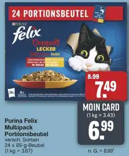Famila Nord West Purina Felix Multipack Portionsbeutel Angebot