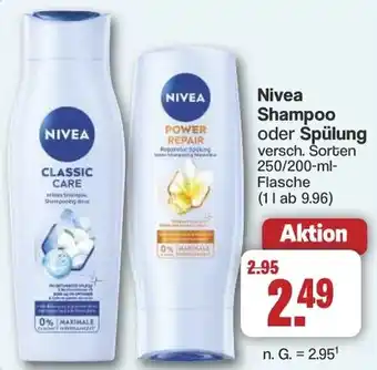 Famila Nord West Nivea Shampoo oder Spülung Angebot