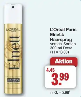Famila Nord West L'Oréal Paris Elnett Haarspray Angebot