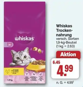 Famila Nord West Whiskas Trockennahrung Angebot