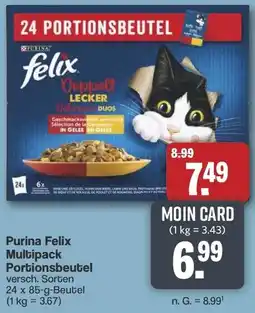 Famila Nord West Purina Felix Multipack Portionsbeutel Angebot