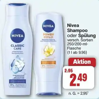 Famila Nord West Nivea Shampoo oder Spülung Angebot