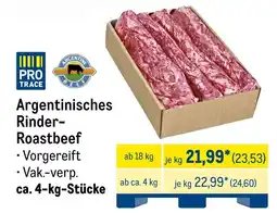 METRO Argentinisches Rinder- Roastbeef Angebot