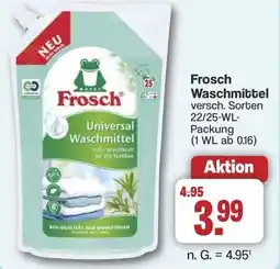 Famila Nord West Frosch Universal Waschmittel Angebot