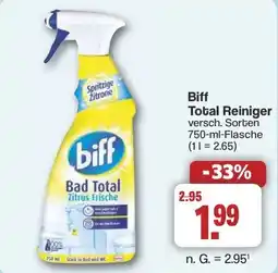 Famila Nord West Biff Total Reiniger Angebot