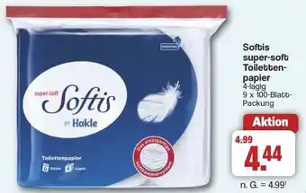 Famila Nord West Softis super-soft Toiletten- papier 4-lagig Angebot
