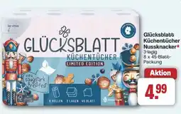 Famila Nord West Glücksblatt Küchentücher Nussknacker Angebot