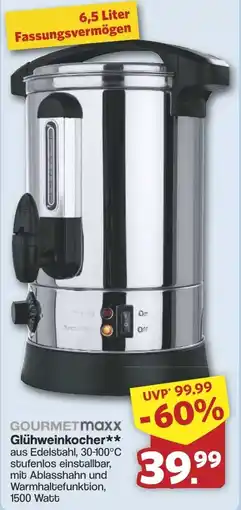 Famila Nord West GOURMETmaxx Glühweinkocher Angebot