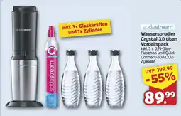 Famila Nord West sodastream Wassersprudler Crystal 3.0 titan Vorteilspack Angebot