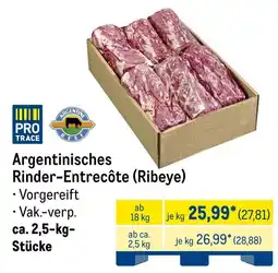 METRO Argentinisches Rinder-Entrecôte (Ribeye) Angebot