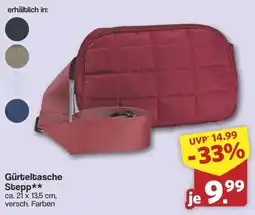 Famila Nord West Gürteltasche Stepp Angebot