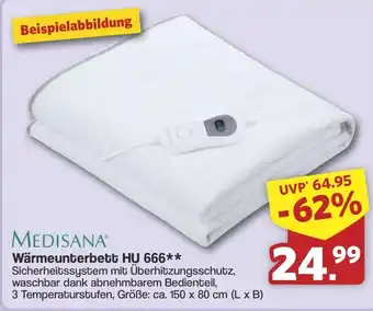 Famila Nord West MEDISANA Wärmeunterbett HU 666 Angebot