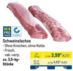 METRO Schweinelachse Angebot