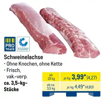 METRO Schweinelachse Angebot