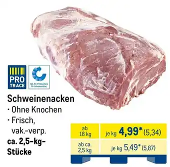 METRO Schweinenacken Angebot