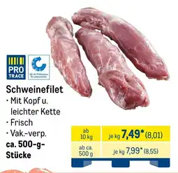 METRO Schweinefilet Angebot