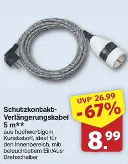 Famila Nord West Schutzkontakt- Verlängerungskabel 5 m Angebot