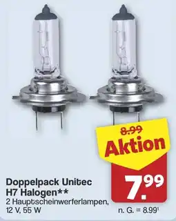 Famila Nord West Doppelpack Unitec H7 Halogen Angebot